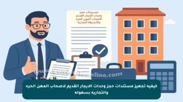 كيفية تجهيز مستندات حجز وحدات الإيجار القديم لأصحاب المهن الحرة والتجارية بسهولة